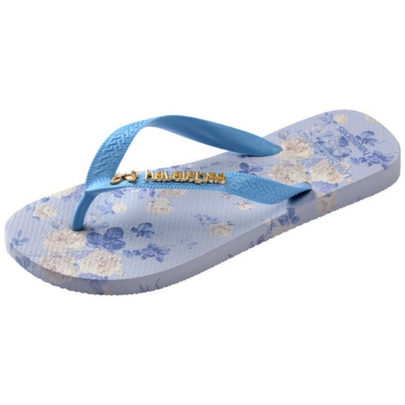 Women's LoveShackFancy Everblooming Rosettes Top Flip Flops•7/8•NWT - Picture 7 of 12
